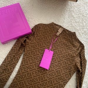 Fendi x Skims Body Suit Long Sleeve
